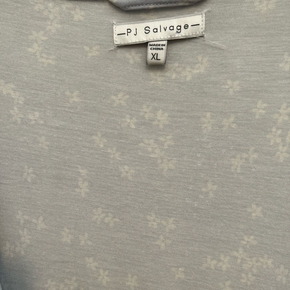 PJ salvage flower print Self Tie Robe - Picture 16 of 16